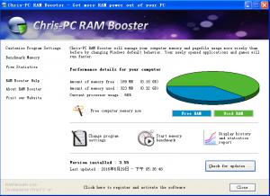 ڴŻ|Chris-PC RAM Booster v3.55
