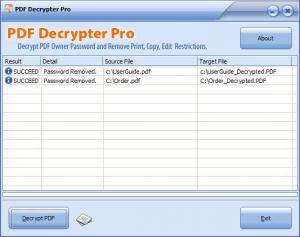 ܹ|PDF Decrypter Pro v4.01
