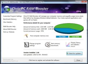 ڴŻ|Chris-PC RAM Booster v3.60