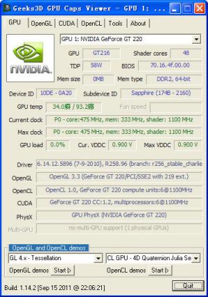 ԿϢ|GPU Caps Viewer 1.30.2 ɫ