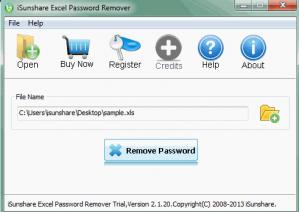 ExceliSunshare Excel Password Remover v1.0 Ѱ