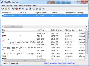 ʾл|MultiMonitorTool 1.85 ɫ