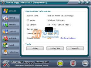 DirectXƳ|DirectX Happy Uninstall v6.6