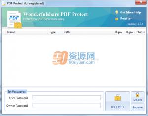 PDFWonderfulshare PDF Protect v2.0.1