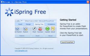 iSpring Free v8.7.0 Build 19255 - PPT转Flash工具